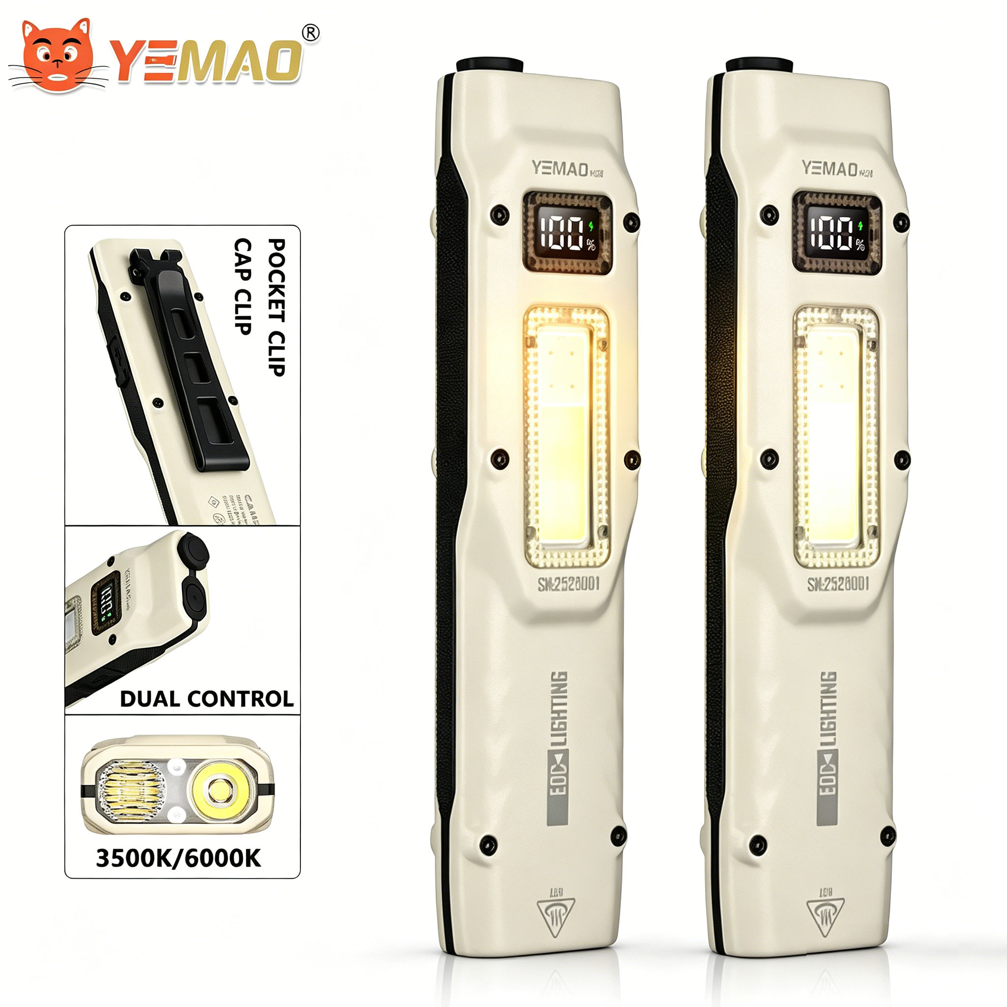 휴대용 880LM YEMAO M28 양방향 클램프 10 - Outdoor Adventure Trips 리뷰 및 가격