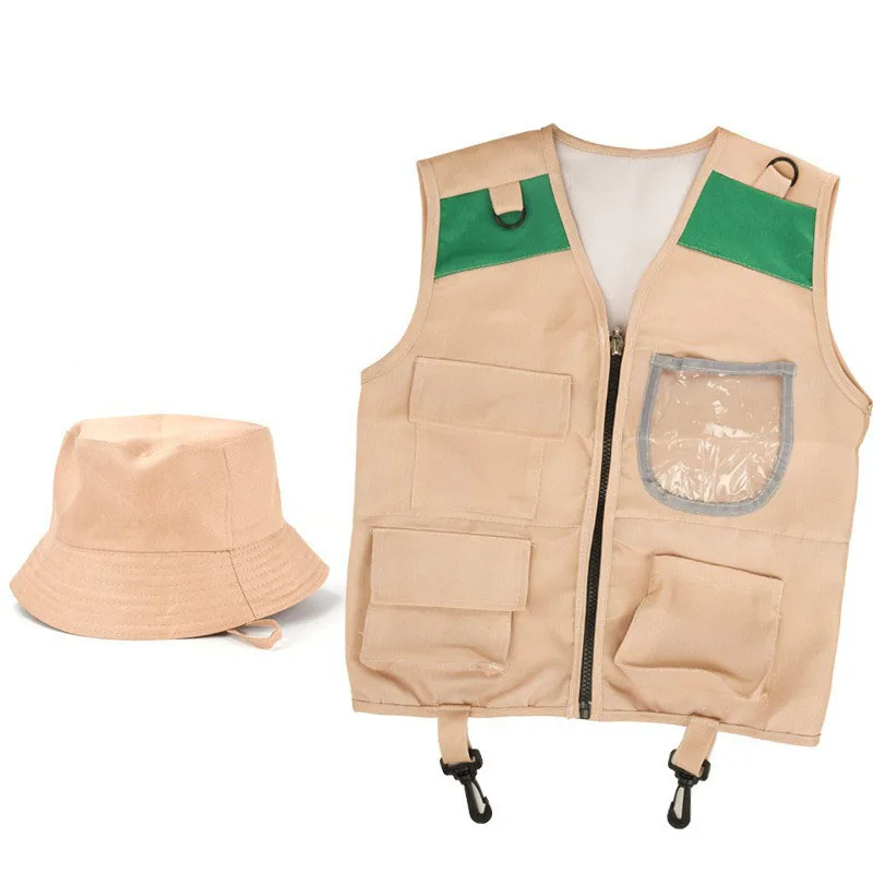 어린이 할로윈 의상, 탐험가 모자, 조끼, 변장 놀이용 - Outdoor Adventure Kit For Kids 리뷰 및 가격