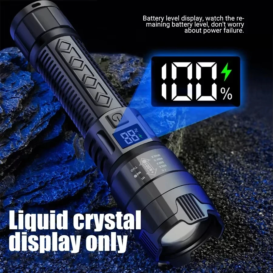 전술용 LED 손전등 2000LM USB 충전식 방수  - Outdoor Adventure Trips 리뷰 및 가격