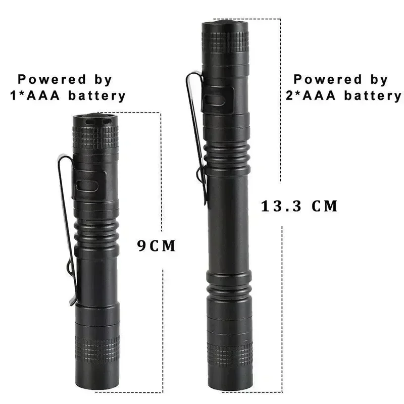 휴대용 미니 LED 펜 플래시라이트 펜 클립 포함 핸드 - Outdoor Adventure Trips 리뷰 및 가격