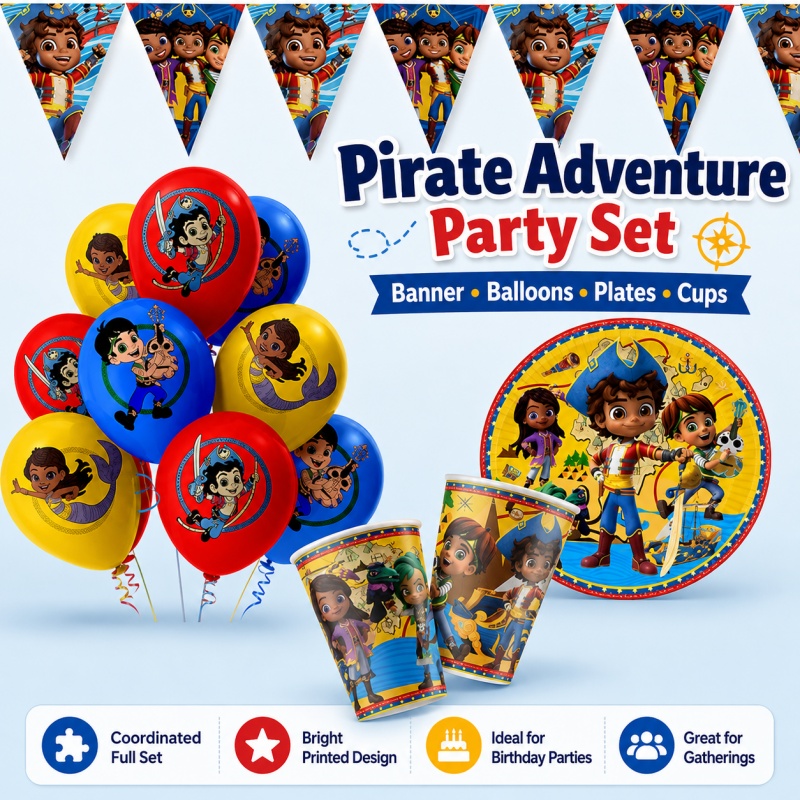산티아고 오브 더 시즈 생일 파티 장식 피크닉 휴대용  - Outdoor Adventure Birthday Party 리뷰 및 가격