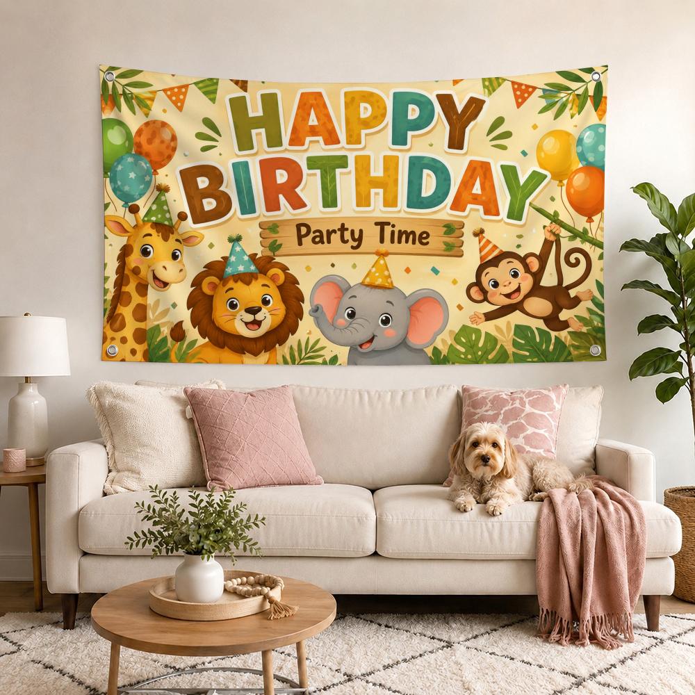 어드벤처 생일 파티 깃발 침실용 깃발 홈 데코 아이템  - Outdoor Adventure Birthday Party 리뷰 및 가격