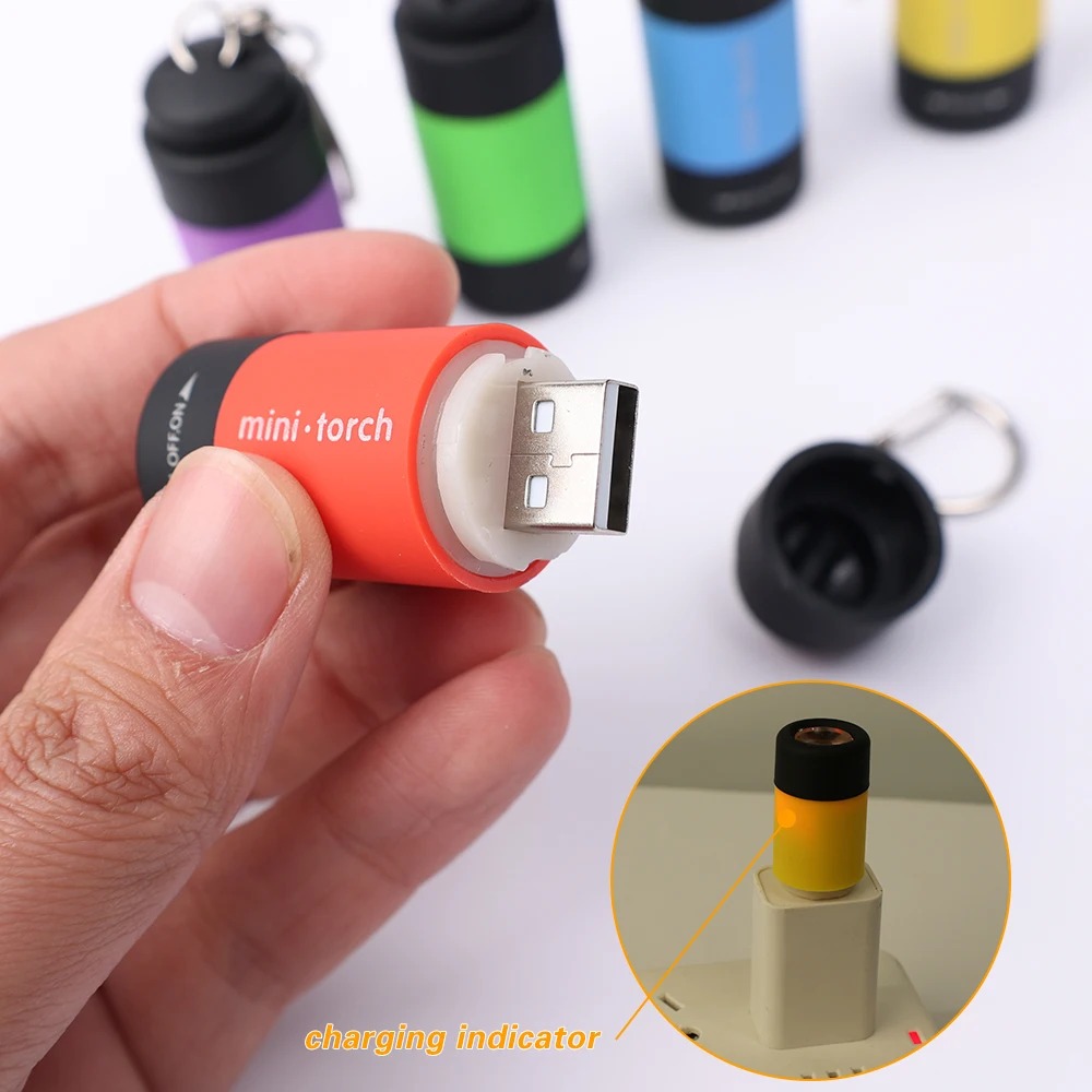 USB 충전식 캠핑 미니 손전등 강력한 라이트 포켓 키 - Outdoor Adventure Trips 리뷰 및 가격