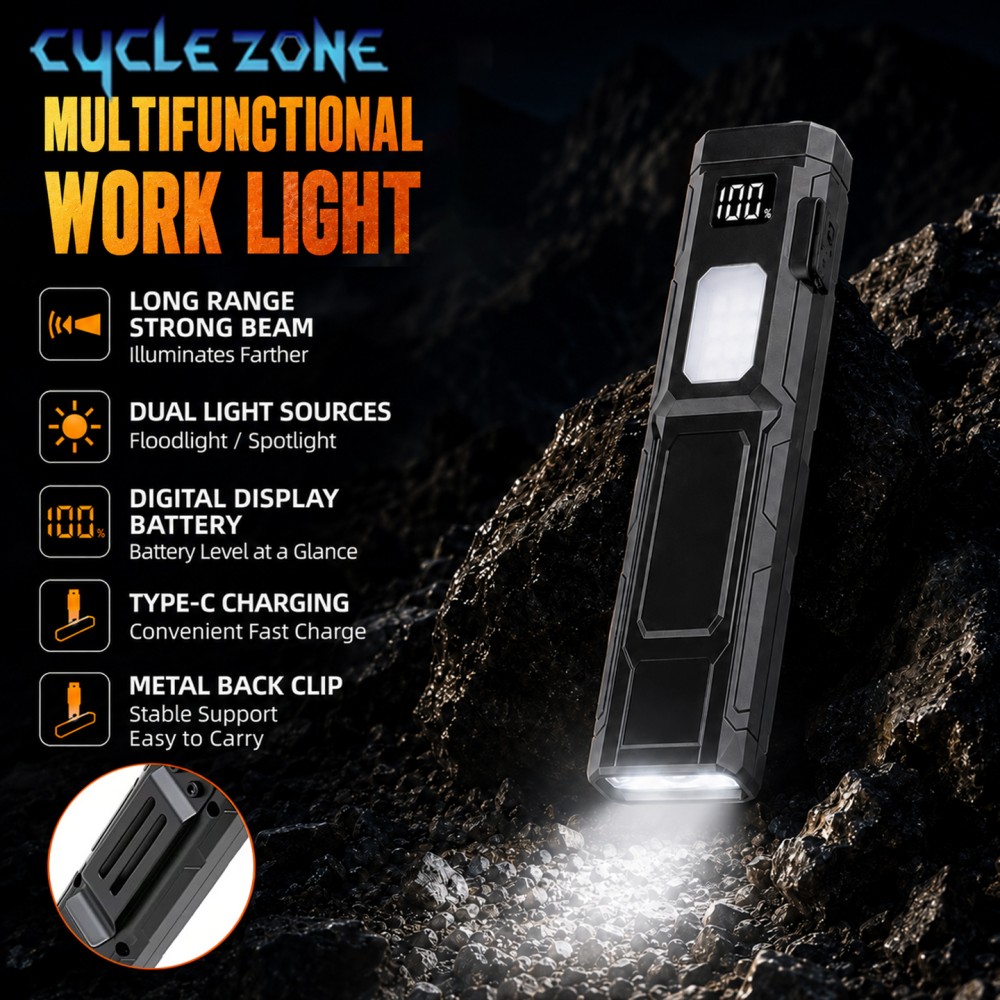 휴대용 포켓 LED 손전등 Type-C 충전식 디지털  - Outdoor Adventure Zone 리뷰 및 가격