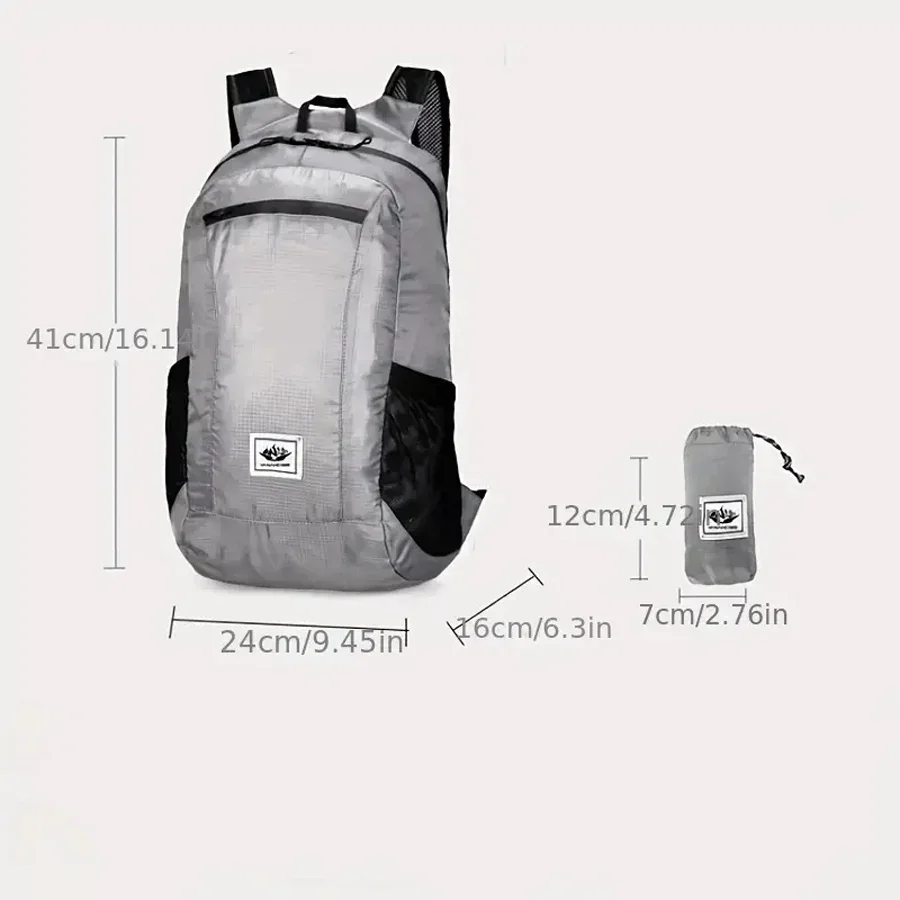 조절 가능한 스트랩이 있는 휴대용 접이식 배낭으로, 야 - Outdoor Adventure Backpack 리뷰 및 가격